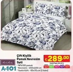LİLA ÇİFT KİŞİLİK PAMUK NEVRESİM SETİ